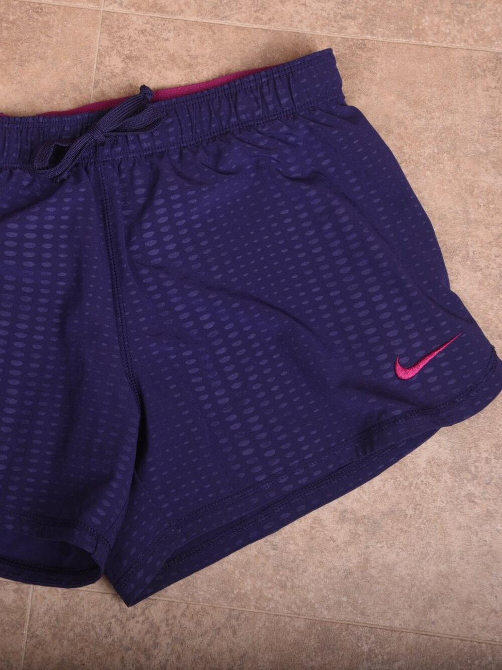 Nike Dri-FIT Running Shorts - Dark Purple/Magenta - Women's Size Small